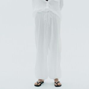 ZARA FLOWY BALLOON PANTS